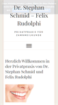 Mobile Screenshot of drstephanschmid.de